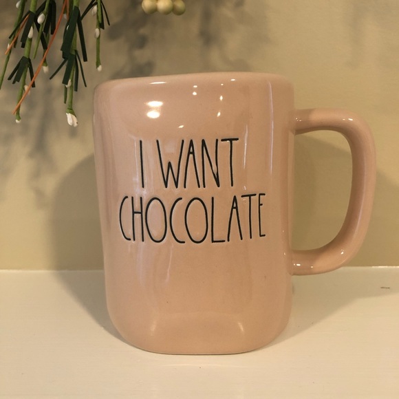 Rae Dunn Other - I WANT CHOCOLATE mug, Rae Dunn NWT